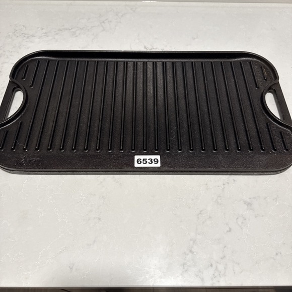 Lodge Pro-Grid Cast Iron Reversible Grill Griddle Combo PG12 USA - Picture 5 of 5